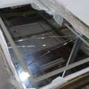 DWVO Makeup Vanity with Large Mirror and Lights, 46" Vanity Desk Dressing Table Set with 11 Drawers & Storage Stool, Dressing Table with Power Outlet and Magnifying Glass, Dressing Room, Black