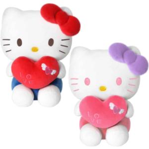 2PCS Cute Kitty Plush Toys, 9.5" Kawaii Plush Doll,Lovely Cartoon Stuffed Soft Doll,Gifts for Girls,Fans Christmas, New Year (Blue+pink)