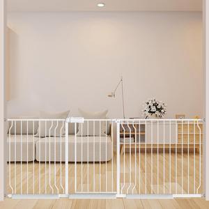TSAYAWA Baby Gate Extra Wide Fits 71.5-85.8 inch Wide Opening - Dog Pet Gates for Doorways Stairs No Drilling Pressure Mounted - Large Child Safety Gate Indoor Outdoor White
