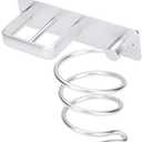 Aluminum Wall Mount Hair Care Hot Styling Tool Storage Organizer Shower Caddy Hair Dryer Flat Irons Curling Wands Hair Straighteners Holder Racks for College Dorm Bathroom Toilet