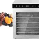 1000W Commercial Freeze Dryer, 10/12 Layers Food Dehydrator, Timing: 0-24 H, Temperature: 86~194, Electric Drying Fruits Machine for Vegetables, Meat, Seafood,12Layer
