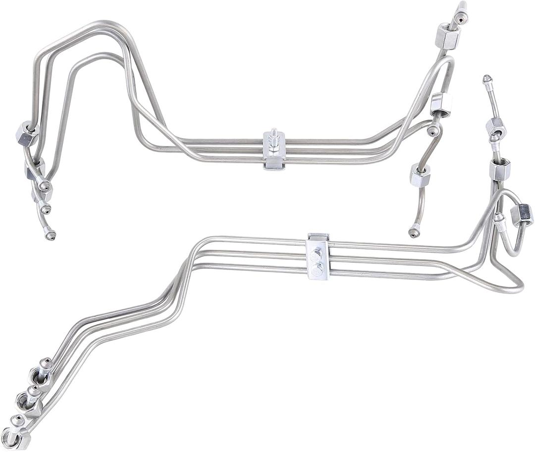 6PCS Fuel Injector Lines Replacement for 1994-1998 Dodge Cummins 5.9L Diesel 12V 5.9 Injector Lines 3925805 3925806 3925807 3925808 3925809 Injector 12 Valve Fuel Lines Diesel Fuel Lines