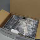 Solar Fence Lights,6Pack Solar Lights Outdoor Warm White + RGB Up & Down Waterproof 100 Lumens Dusk to Dawn Large Solar Wall Lights for Backyard/Pool/Railing/Patio/Porch/Step/Wall