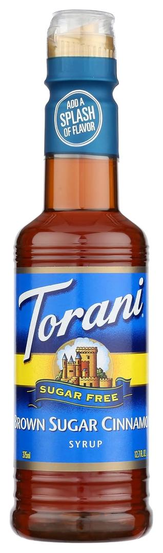Torani Syrups, Flavoring Syrup Sugar Free Brown Sugar Cinnamon, 12.7 Oz, Pack of 4, Best By: 21 JUL 2027