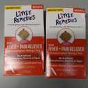 2 x Little Remedies Baby Medicine, Infant Fever and Pain Relief with Acetaminophen, Berry Flavor, 2 Fl Oz