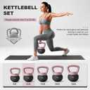 NEALFIT Soft Kettlebell 5LB/10LB/15LB/20LB/25LB, Kettlebells for Home Gym Strength Training, Anti-Slip Fitness Weights for Men Women
