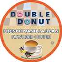 Double Donut Coffee French Vanilla Coffee Medium Roast Flavored Coffee Pods for Keurig K Cups Makers from Double Donut, 72 Count (Pack of 1) (EXP 11/24/26)