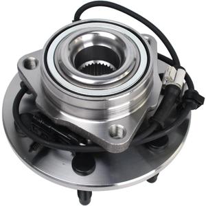 Autoround 515036 4WD/AWD Front Wheel Hub Bearing Assembly Fit for 1999-2007 Chevy Tahoe, Silverado, Suburban, Express 1500, GMC Yukon, Sierra, Savana, Cadillac Escalade 6 Lug w/ABS