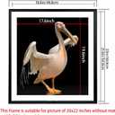 Mxtallup 20x22 Picture Frames Solid wood,Display Pictures 18x20 Inch With Mat or 20x22 Inch Without Mat, Poster Frames 18x20 in Photo Frames Wood Black (T22B2022W1820)