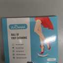 ZUCNANA Ball of Foot Cushions (2 Pairs Gel Shoe Inserts), Heel Inserts for Women, Non Slip Heel Pads, Heel Cushions for Women Foot Pain Relief and Comfort, One Size Fits Any (Clear)