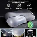 Hikenture Camping Pillow with Removable Cover - Ultralight Inflatable Pillow for Neck Lumbar Support - Upgrade Backpacking Pillow - Washable Travel Air Pillows for Camping, Hiking, Backpacking