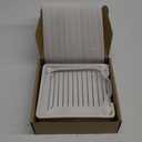 Ceramic Litter Box for Small Pets, Tip-Proof, Chew-Resistant, Ideal for Hamster, Guinea Pig, Sugar Glider, Hedgehog, Syrian Hamster, Chinchilla, Gerbil, and Ferret (White)