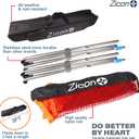 Portable Tennis Net,Stainless Steel Poles Badminton Net Set Adjustable Height Nylon Net with Carry Bag, for Kids Volleyball, Pickleball,Soccer, Indoor, Outdoor Court, Backyard, Beach, Driveway, 20 FT