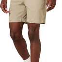 Amazon Essentials Men's Slim-Fit 7" Chino Short (38, Khaki)