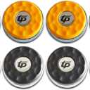 (Dia.58mm)2-1/4'' Shuffleboard Pucks, Matt surface Set of 8 Orange/Black