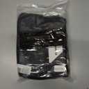 Women's Jean Skorts High Waist Wrap Asymmetrical Hem Mini Skort Stretchy Trendy Casual Denim Skirt Shorts (Black)