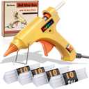 Hot Glue Gun Kit with 40 Glue Sticks, Fast Preheating Hot Melt, High Temp for School Crafts DIY Arts and Quick Home Repairs (20w)