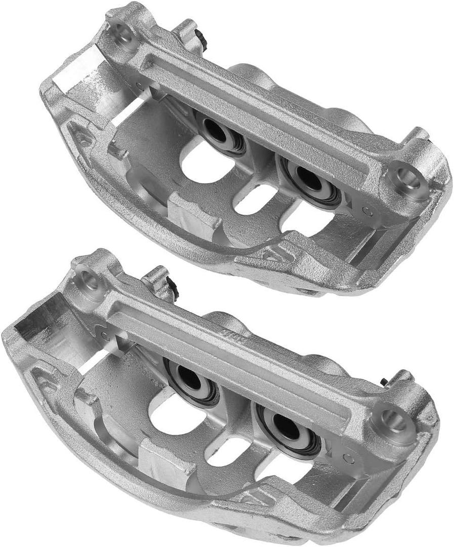 A-Premium Rear Disc Brake Caliper Assembly with Bracket Compatible with Select Ford Models - E-150/E-250 2008-2014, Econoline Van/Wagon 2010-2014, E-350 Super Duty 2008-2019, E-150 Econoline 2008