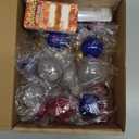 JOYIN 28 Packs Valentines Day Stretchy Balls with Cards, Classroom Exchange Gift for Kids, Valentine's Party Favors, Classroom Holiday Reward Prizes, Stress Relief Stretch Balls