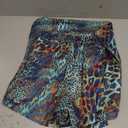 Women's Two Piece Loungewear Set, Leopard Print U Neck Sleeveless Tank Top And Casual Shorts Pajama Outfit Small