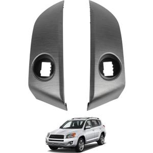 1 Pair Central Dashboard Cover Strip Trim Left and Right Compatible with 2006-2012 Toyota RAV4 Base Limited EV Sport Replaces 55413-42070-B0 55412-42060-B0