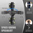 Heavy Bag Hanger - Wall Mount Punching Bag Hanger, Adjustable Heavy-Duty Boxing Bag Wall Bracket, Punching Bag Mount Stand for Home or Gym, for Kickboxing Bag, Muay Thai Bag,Etc (Supports up to 800Ib)