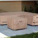 ULTCOVER Patio L-Shaped Right Facing Sofa Cover Waterproof for 4-Seater Outdoor Sectional Furniture Couch 85”W (Back Length) x 58”W (Right Side)
