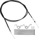 84 inch Go Kart Throttle Cable Kit Replacement for Coleman KT196 Parts Predator 196cc 212cc 224cc 6.5HP Engine Hisun HS200GK Gas Powered Go Kart Cart Powersports Accessories Parts