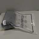 Flamingals Straight Leg Pants for Women Mid Rise Casual Cargo Solid Patch Pockets Stitch Detail Pants (Large, Dark Gray)