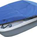 Explore Land Pedal Boat Cover - Waterproof Heavy Duty Outdoor 3 or 5 Person Paddle Boat Protector, Blue