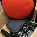 Rolling Shop Stool with Wheels for Garage, Mechanics Stool Chair