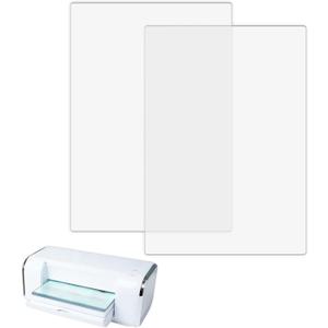 2Pcs/1 Pair Cutting Pads Compatible with BSP & BS Switch Plus Die Cutting Machine,Clear Polycarbonate Plastic Cutting Plates,Pads Die Cutting Plates for Embossing Crafting 12 3/4 x 8 3/4 x 1/8 inch