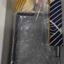 9Pcs Tamagoyaki Pan Set, Japanese Omelette Pan Nonstick with Lid, Square Japanese Egg Skillet Rectangle 7"x5" Grey (Gray)