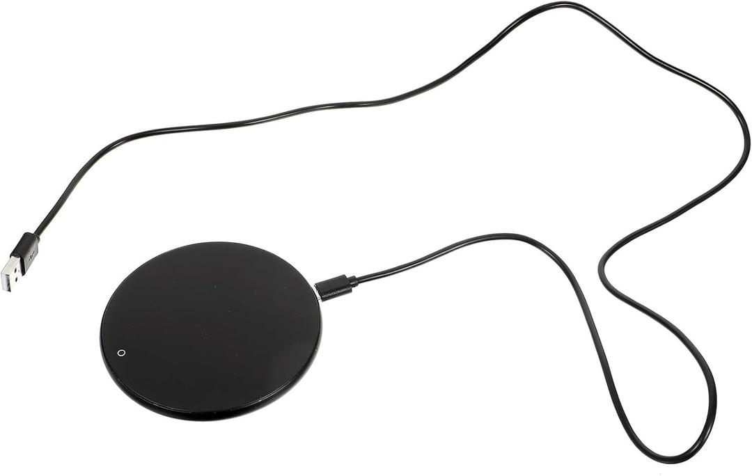 USB Mug Warmer for Coffee and Milk 15w Type-c Heated Cup Warmer Pad with 3-Level Touch Control for Desk and Home Use