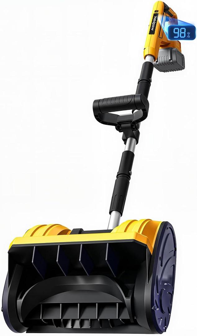 Cordless Snow Shovel Compatible for DeWalt 20V Battery with Brushless Motor, 12'' Cordless Snow Blower, Electric Snow Thrower,6.2" Clear Depth with Front Handle for Deck,Patio
