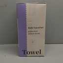 18 Pcs Blue White Stripe Family Towels Set with Hanging Loop-6 Bath Sheets,6 Hand Towels,6 Washcloths Ultra Soft Bathroom Towel Highly Absorbent Quick Dry Shower Towel for Beach Chair,Spa,Gym,Hotel