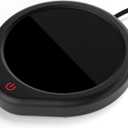 Coffee Mug Warmer, Cup Warmer for Desk with Auto Shut Off Smart Temperature Settings, Electric Beverage Tea Water Milk Heater for All Cups and Mugs, Heating Plate Candle Wax Warmer (Dark Black)