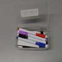 Crtiin 50-Piece Reusable Dry Erase TCG Tokens Set - Reusable Index Cards with 5 Color-Coded Markers, Erasers, and Cleaning Cloths, for Magic The Gathering DIY Blank Card Games Accessories