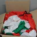 7.8FT Christmas Inflatable Archway, Santa & Snowman Standing with Candy Arch Inflatable Christmas Blows up Yard Decoration with Built-in LED Lights for Holiday, Lawn, Party, Yard