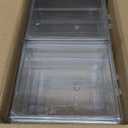 ZHIAI Stackable Storage Drawers, Acrylic Bathroom Counter Organizer Clear Makeup Organizers for Vanity, Kitchen Cabinets, Bathroom, Undersink, Home Organization and Storage (5 Drawers, Pattern C) (1 Base, 4 Drawers))