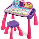 VTech Touch and Learn Activity Desk Deluxe, Pink, 26.3" X 21.8" X 20.5"