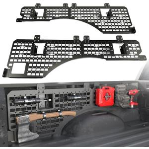 Trumgeta Side Bed MOLLE Panel Fit for 5.5 Feet Ford F150 2015-2020 & 2021-2026 Truck Storage Organizer System
