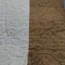 Dobuyly Brown Quilt King Size Set, Boho Fall Bedspread, Striped Bedding Sets 3 Pieces, Lightweight Soft Coverlet Bed Sets with 2 Pillow Shams 110"x90"