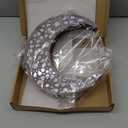 Yookeer Crescent Moon Lamp Wooden Eid Table Night Light Decor 10'' Ramadan Mubarak Moon Shaped Lamp USB Wooden Ramadan LED Lights Table Decoration for Muslims Islamic Bedroom Home Decor Gift