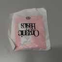 Organic Basics womens Naked Ribbed Thong Underwear (Large, Strawberry)