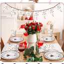 Qinyoung 25 Set Galentines Day Party Banner Decorations Espresso Martini Pink Bow Tableware Set Galentines Day Disposable Paper Dinner Plates Napkins and Cups for Valentines Party Supplies