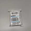 Barydat 100 Pcs Curtain Track Glider Rollers Hooks Ceiling Curtain Track Plastic Rail Gliders Dual Wheel Roller Carriers for Ceiling Drapes Room Dividers