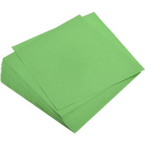 MECCANIXITY 50 Sheets Origami Paper Double Sided Green 6x6 Inch Square Sheet for Art Craft Project, Beginners, Gifts Decor