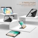 Lokigo New Case for iPad Air 11-inch M2/M3 (2024/2025), iPad Air 5th/4th Generation (2022/2020) 10.9 Inch iPad Case with Pencil Holder -Adjustable Stand,Shockproof,Auto Sleep/Wake Blue Turtle