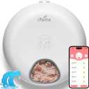 iPettie Donut Frost WiFi 6 Meal Automatic Cat Dispenser with App Control, Dry & Wet Food Automatic Cat Feeder, Smart Dog Feeder with Two Ice Packs, Programmable Timer, Holds 6 x  lb. of Food
